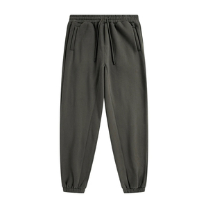 Nouveau design de pantalons de survêtement baggy, vente en gros de pantalons de survêtement épais vierges pour hommes, pantalon de survêtement en polaire, pantalon de survêtement évasé à jambes larges - Product Image 5