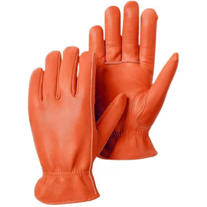 Gants de travail en cuir de chèvre vêtements de sécurité réfléchissants travail industriel abrasion résistant à la chaleur entraînement respirant - Product Image 5