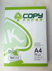 Papier copie IK PLUS 100% pâte de bois 80 g/m² Blanc A4 - Product Image 2