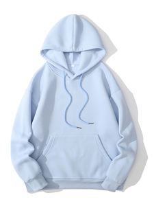 Sweatshirts à capuche en polyester uni pour femmes, personnalisés avec broderie, impression sérigraphique et sublimation, vierges - Product Image 2