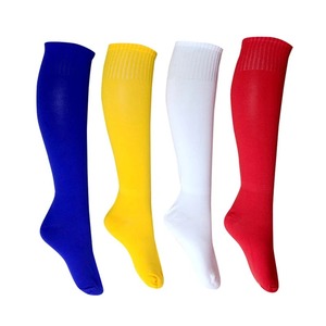 Chaussettes de football jaunes mi-hautes respirantes antidérapantes en tricot pour l'entraînement au football - Product Image 4