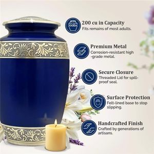 Urnas de mariposa para cenizas para mujer Urnas pequeñas de recuerdo para cenizas humanas Mujer adulta - Product Image 5