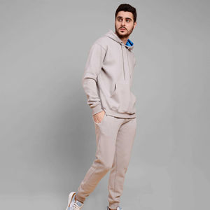 ชุดวอร์มผ้าฟลีซหนาสำหรับผู้ชาย, ชุดวอร์มกางเกงกีฬากางเกงวอร์ม - Product Image 4