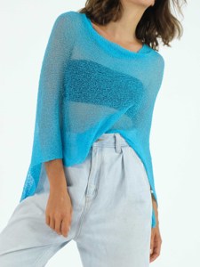 Tricotage décontracté pour femmes, vêtements d'été Bali Vêtements colorés 100% Rayon personnalisé Bali Fabricant KN003-001RK-1 à tricoter - Product Image 3