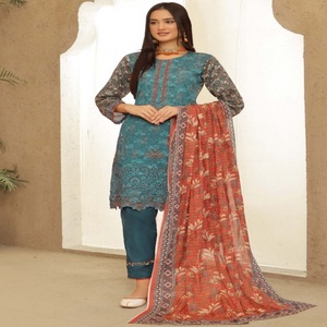 BIN HAMEED VOL MAYA Embroidery Three Piece Punjabi Suits Heavy <b>Eid</b> Party <b>Dresses</b> Winter Salwar Kameez Indian <b>Pakistani</b> Clothing - Product Image 2
