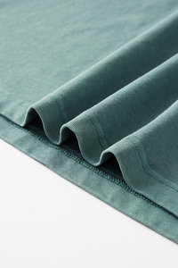 Mejor alta calidad al por mayor de venta personalizada ácido lavado gráfico en blanco camiseta 260g algodón oversize camiseta lavado camisetas - Product Image 2