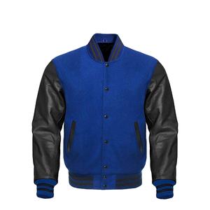 Vestes universitaires pour hommes de haute qualité en gros, manches longues chaudes, sweat à capuche en laine d'hiver, lettres personnalisées, fabricant direct, fournisseur - Product Image 1