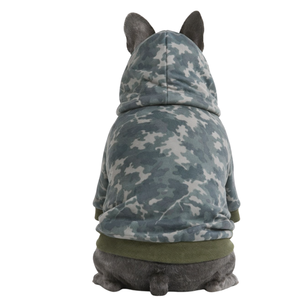 Sudadera con Capucha para Perro con Patrón de Madera y Hormigero, de Forro Polar Suave, Cálida y Acogedora, para Invierno - Product Image 2