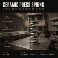 Ressort de compression robuste en céramique