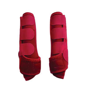 Bottes de cheval en néoprène de tendon de course de sangle croisée réglable de Offre Spéciale avant et arrière pour des produits de soin de cheval - Product Image 3