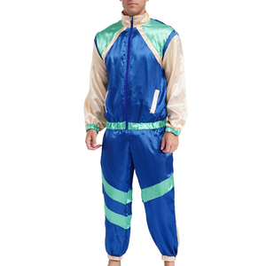 Produits les plus vendus ensemble de survêtements coupe-vent avec logo personnalisé ensemble de survêtements deux pièces pour hommes coupe-vent Streetwear - Product Image 1