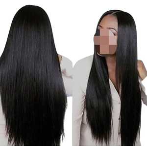 Compre 100% cabello Remy sin procesar Paquete de cabello liso indio crudo con color de cabello natural - Product Image 1