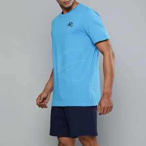 Conjuntos de camiseta y pantalones cortos transpirables con logotipo personalizado de último diseño Pantalones activos con ajuste cómodo - Product Image 2