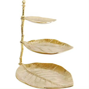 Wedding <b>Tabletop</b> Decorative Cake Stand Popular Design Silver and Gold Color Expensive Look at Wholesale Price - Product Image 6