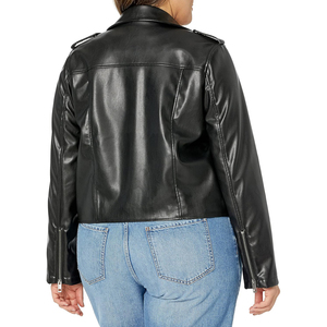 Chaqueta de cuero de moda de alta calidad para mujer/chaqueta de cuero de vaca auténtica hecha profesional - Product Image 6