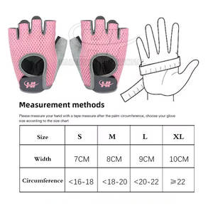 Gants de fitness en cuir pour la musculation et les entraînements en salle de sport avec paume antidérapante et design en tissu respirant - Product Image 4