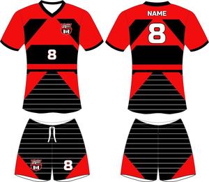 Uniforme de Fútbol para Hombre al por Mayor, de Alta Calidad, con Logotipo Personalizado, Elástico, Transpirable, de Manga Corta, Color Sólido, 100% Poliéster - Product Image 4