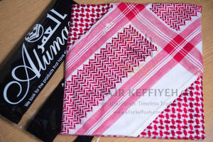 Shemagh Musulmán Al Zahabi Rojo, Pañuelo para Cabeza, Cuello y Hombros, Ligero, Transpirable, Personalizable, Ropa Casual - Product Image 4