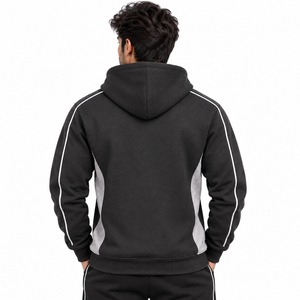 <b>Men</b> Hoodie Casual Fleece Pullover Sweatshirt Warm Soft <b>Hooded</b> Long Sleeve <b>Top</b> for <b>Men</b> Outdoor Activities Training and Daily Wear - Product Image 2