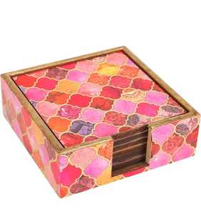 Sous-verres en bois de noyer rustique faits à la main personnalisés finition naturelle décoration élégante pour café utilisation et événements d'entreprise - Product Image 5