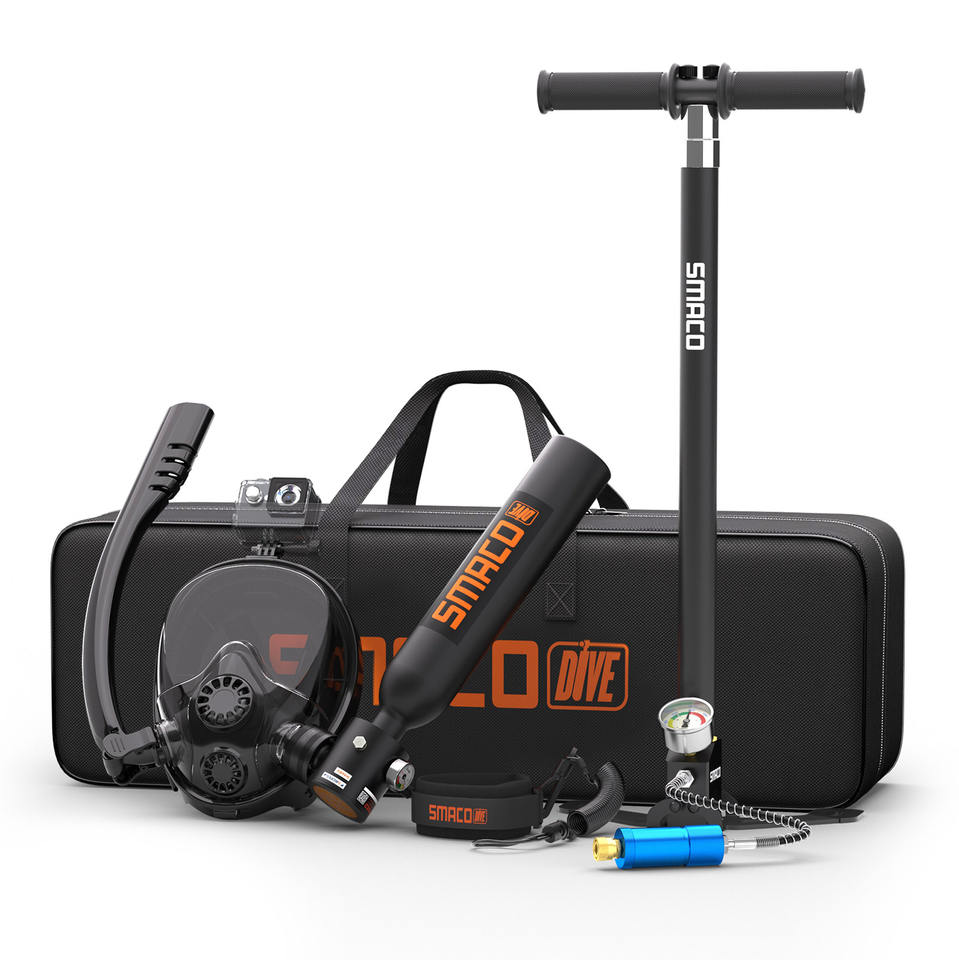 2024 Mini Tank 0.5l Scuba Tank Sub-mask Fashion Hand Pump Lightweight