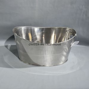 Seau à glace isolé en acier inoxydable à double paroi Refroidisseur de champagne et de bière élégant avec couvercle pour un usage domestique et une collecte en plein air - Product Image 3