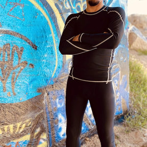 Protège-éruption sur mesure durable et flexible idéal pour la natation, le surf et la plongée Protège-éruption à manches longues pour hommes vente en gros - Product Image 5