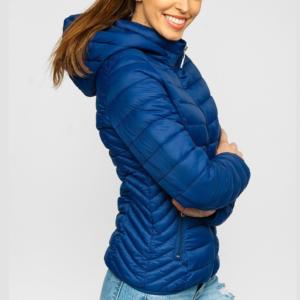 Factory Wholesale Everyday Wear Women's Winter Puffer Jackets Direct B2B Supply Hooded Zipper <b>Up</b> Women's Puffer Jackets - Product Image 2