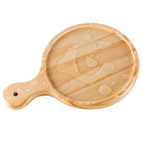 Vintage Round Shape <b>Pizza</b> Serving Wooden <b>Pan</b> Set Manufacturer Latest Designer Handmade Mango Wood Serving Platter - Product Image 1