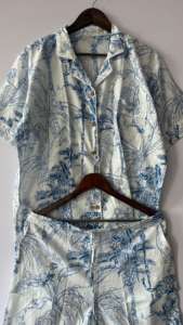 Conjunto de pijama corto de algodón 100% para mujeres y niñas, ropa de fiesta nupcial térmica para invierno, suministro ODM - Product Image 4