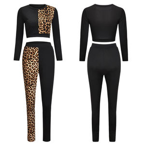 Nouveauté 2026 – Ensemble de yoga sur mesure pour femme : soutien-gorge sexy, culotte, brassière de sport, legging de yoga long, taille haute unie - Product Image 2