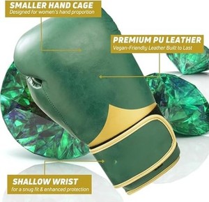 Gants de boxe professionnels en cuir PU avec logo personnalisé, ajustement extensible et réglable, respirants, imperméables, poignées de boxe - Product Image 4