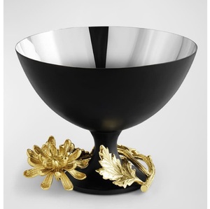 Bol décoratif personnalisé en laiton et aluminium fait main, finition premium, bols de service pour hôtel, décoration de la maison et de la table - Product Image 1