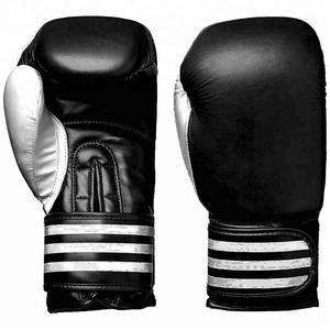 Guantes de entrenamiento de boxeo profesional Diseño personalizado Guantes de boxeo de cuero real Boxeo de cuero barato - Product Image 1