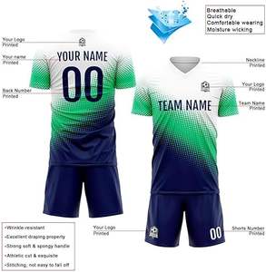 ชุดเครื่องแบบฟุตบอลผ้าฝ้าย100% แห้งเร็วใส่ได้ทั้งชายและหญิงสำหรับผู้ใหญ่ทุกฤดูกาล - Product Image 5