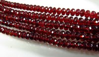 Perles Briolette Facettées Naturelles de Haute Qualité en Gros, Taille Unique, Réfractaires, 5-8mm, 1.75-2ct, Grenat Rouge du Mozambique, Gemmes Rondelles