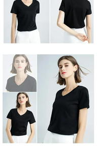 Camiseta Sublimación Camiseta personalizada 100% algodón Impresión Lisa LOGO - Product Image 6