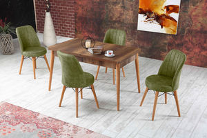 Juego de muebles de comedor modernos de estilo europeo más vendidos, 6 hoteles expandibles de fácil instalación para villas - Product Image 5