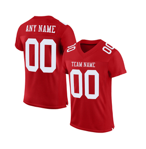 Camisetas de Fútbol Americano Transpirables de la Mejor Calidad, Camisetas Bordadas Personalizadas con Logotipo Personalizado para Unisex, 100% Poliéster - Product Image 1