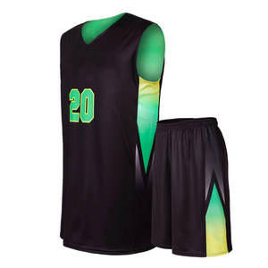 Uniformes de baloncesto de alta calidad hechos en fábrica, cómodos conjuntos de uniformes de baloncesto de media manga, uniforme de baloncesto de tela genuina - Product Image 6