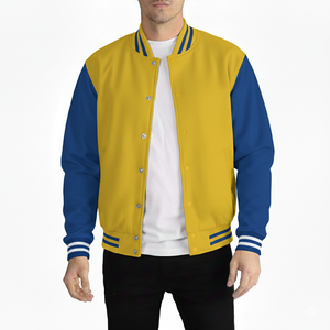 Nouvelle arrivée 2026 Veste universitaire pour homme Col montant Coupe douce et confortable Séchage rapide Streetwear Coque en polyester Service OEM - Product Image 1