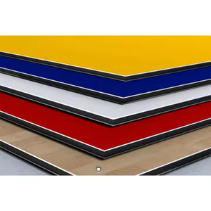 Tablero publicitario de poste de calle de panel compuesto de aluminio para decoración de construcción de paredes exteriores de bajo costo - Product Image 3