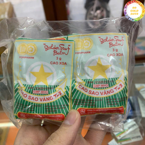 บาล์มรูปดาวสีทองที่สร้างขึ้นด้วยสมุนไพรเวียดนามเพื่อการใช้ที่มีกลิ่นหอมและวัตถุประสงค์ประจำ - Product Image 3