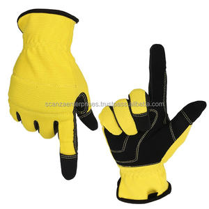 Guantes de seguridad de construcción mecánicos con logotipo personalizado, multiusos, algodón, antideslizantes, anticorte, características disponibles varias - Product Image 3