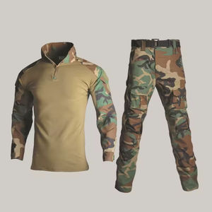 Ensemble uniforme tactique camouflage imperméable et respirant pour homme, pantalon long et chemise à manches longues pour la chasse, la randonnée et l'entraînement en plein air - Product Image 6