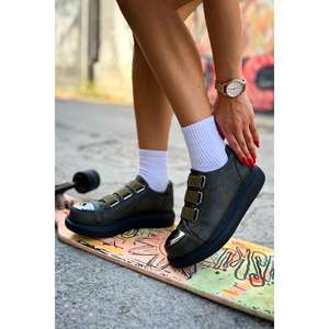 Chaussures de marche Ch251 Cst Mirror Fitness pour femmes Talons bas 100% Vegan Faux cuir adulte - Product Image 1