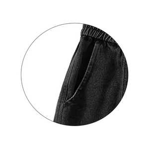 OEM personalizado verano estiramiento moda Jean pantalones cortos hombres lavado recto suelto desgastado corto Jeans Homme Vintage Fit hombres pantalones cortos de mezclilla - Product Image 5