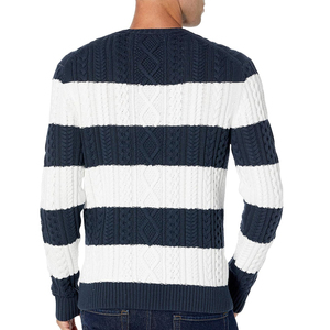 Suéter de punto de manga larga para hombre al por mayor, cárdigan con parte delantera abierta, abrigo holgado con botones, suéter navideño de invierno - Product Image 3