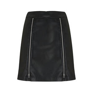 Falda de Cuero Genuino Cómoda para Mujer, Material Duradero, Textura Suave, Apta para Todas las Estaciones - Product Image 1