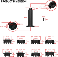 Outboard Drive Lower Retaining Ring Nut Wrench Tool Kit High Carbon Steel for Outboard Unit Repair